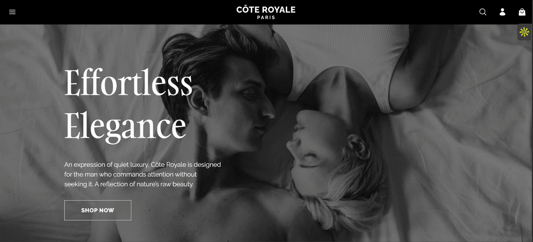 Côte Royale  Landing Page