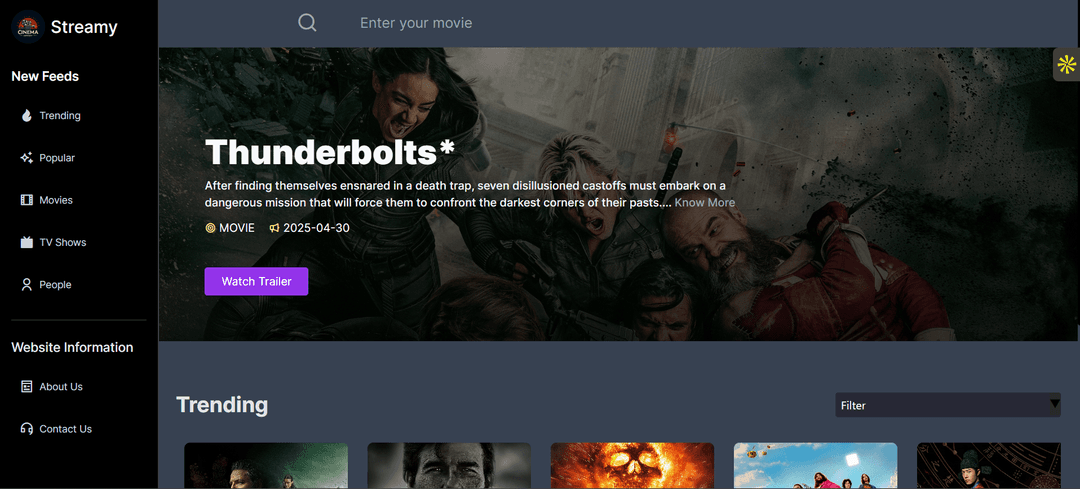 Movie Dekho -A Movie Streaming app